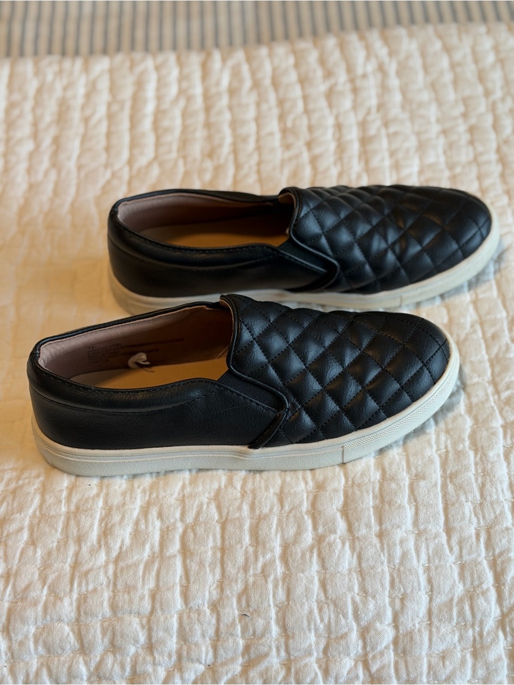 a new day Quilted Black Slip-Ons - Picture 2 of 4